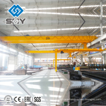 LDA Type Single Girder Motor-driven Overhead Crane , Mechanical Workshop Equipment